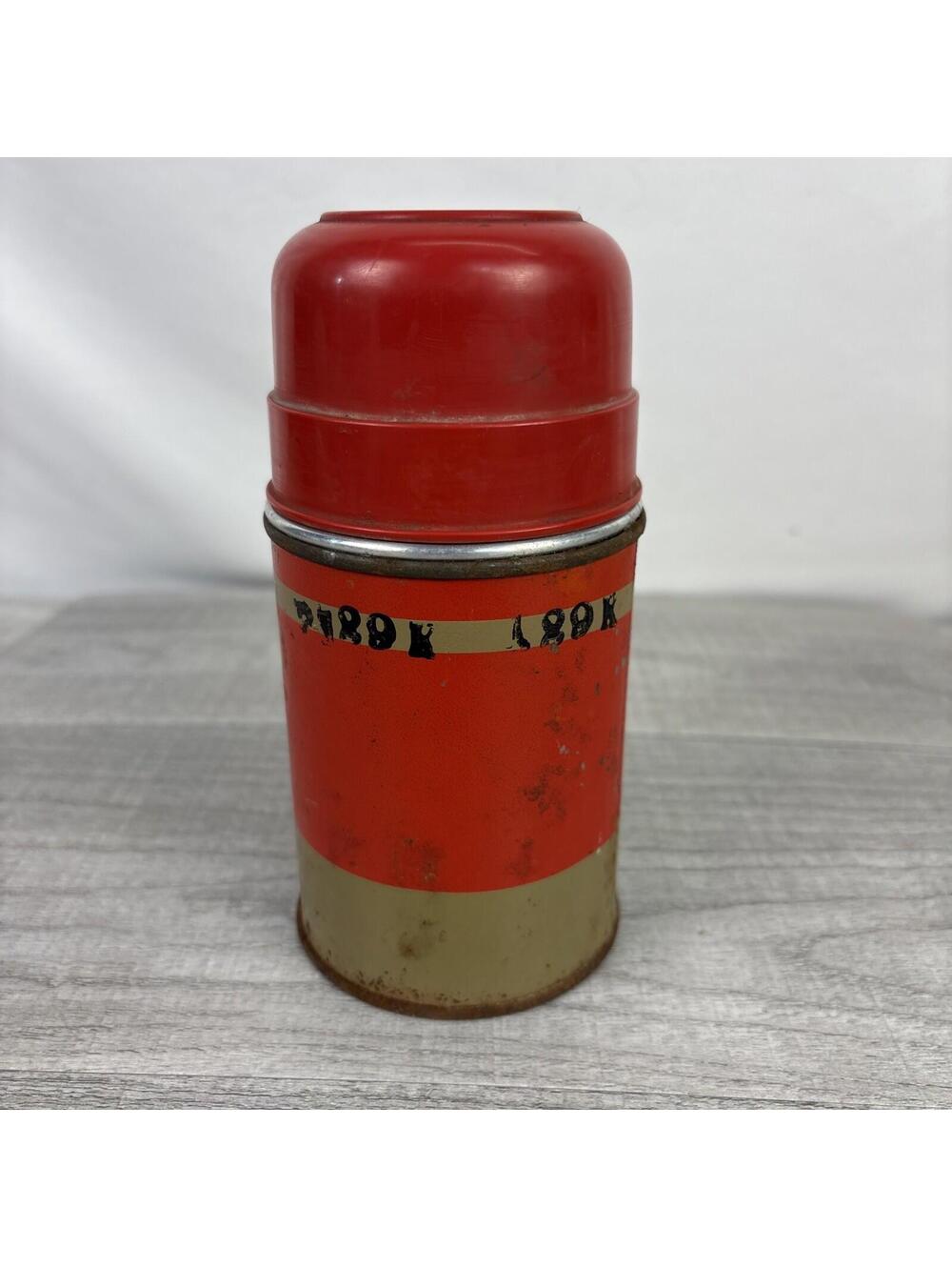 Vintage Aladdin 1/2 Pint Economy Thermos Bottle w/ original  cup and stopper